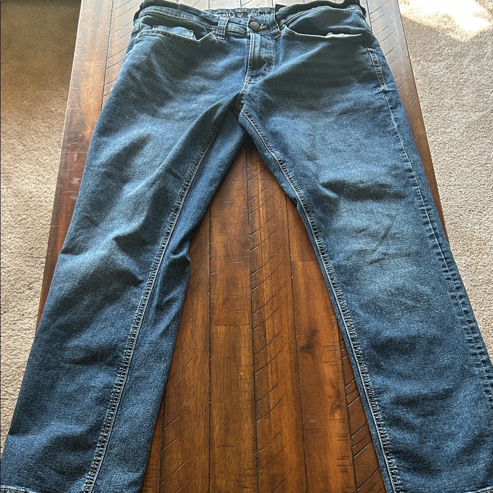Buffalo David Bitton Dark Blue Straight Jeans
